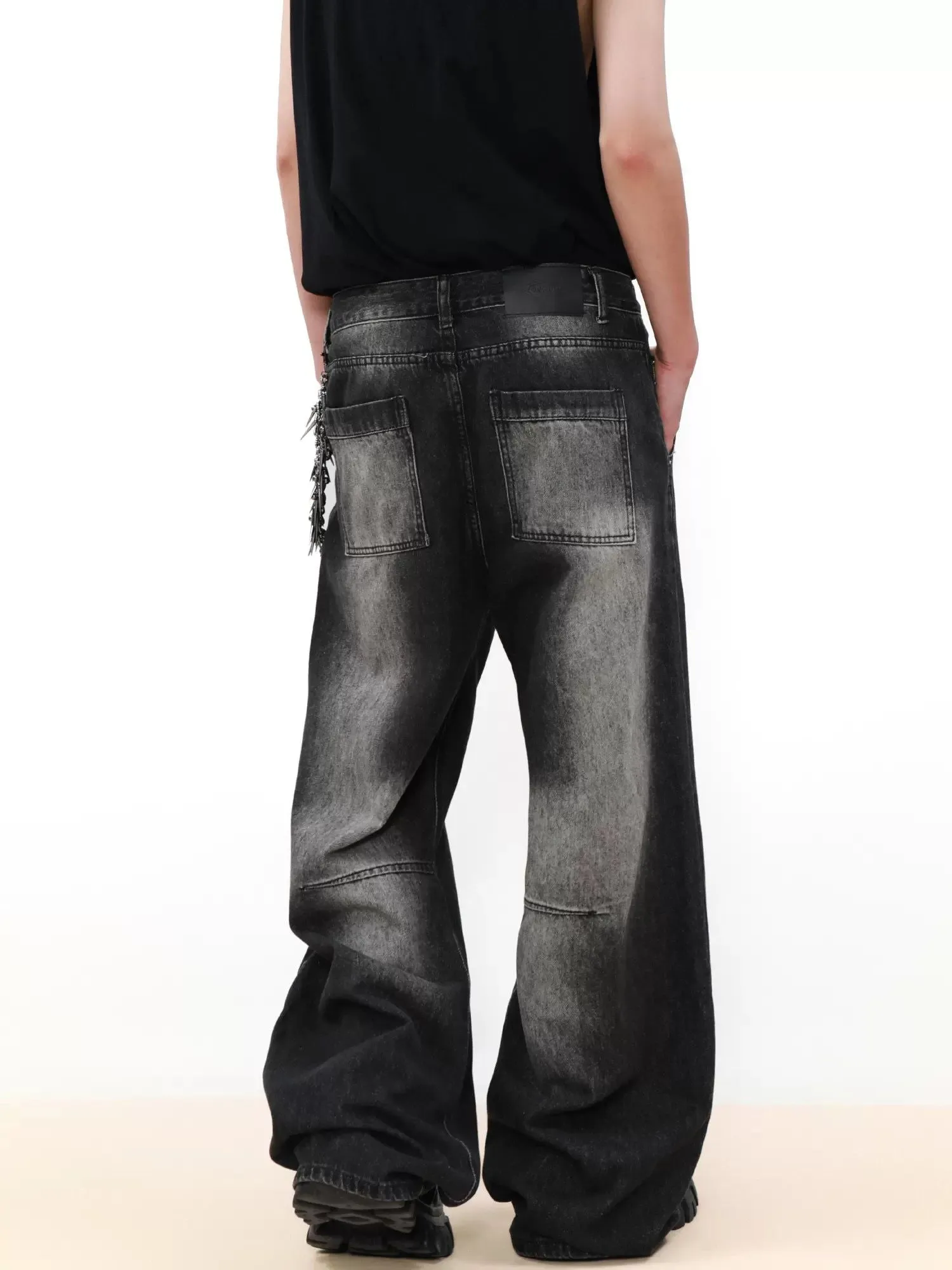Fade Highlight Emphasis Jeans