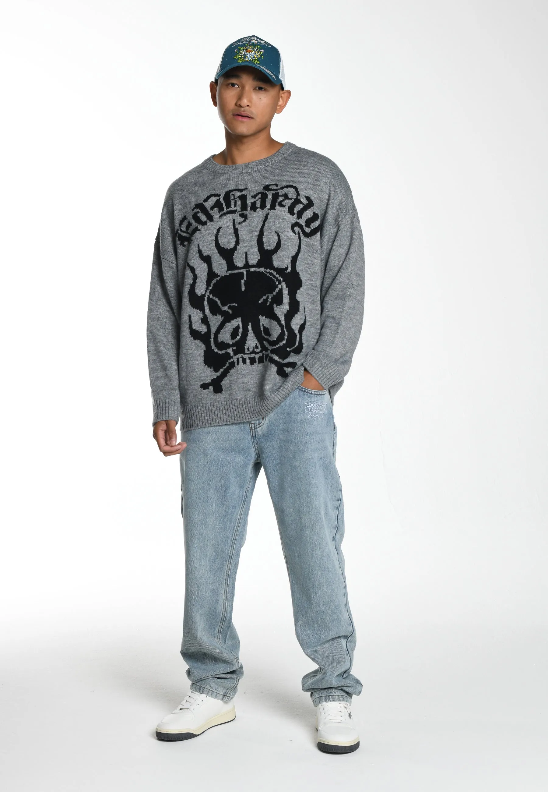 Mens Koi-Merge Denim Trousers Jeans - Blue